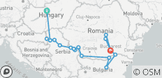  Ontdekkingstocht Balkan met 1 nacht in Boekarest &amp; 2 nachten in Transsylvanië 2027 - 17 bestemmingen 