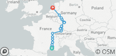  Une expérience culinaire sur le Rhin et le Rhône révélés (vers le nord) 2027 - 25 destinations 