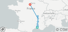  Bourgogne et Provence avec 2 nuits à Paris (vers le nord) 2027 - 10 destinations 
