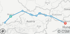  Danube Symphony avec 2 nuits à Munich et 1 nuit à Budapest (vers l\'est) 2027 - 12 destinations 