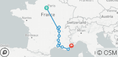 Burgundy & Provence with 2 Nights in Paris & 2 Nights in French Riviera for Wine Lovers (Southbound) 2027