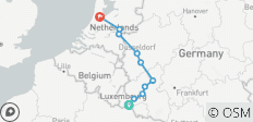  The Rhine &amp; Moselle: Canals, Vineyards and Castles with 2 nights in Amsterdam 2027 - 10 destinations 