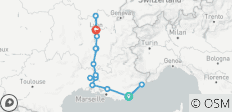  Burgundy &amp; Provence with 2 Nights in French Riviera for Jazz Lovers (Northbound) 2027 - 14 destinations 