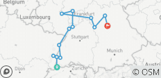  Kersttijd van Bazel naar Neurenberg 2027 - 13 bestemmingen 