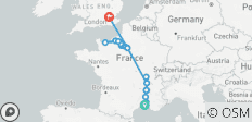  Een culinaire ervaring in Frankrijk met 3 overnachtingen in Londen (in noordelijke richting) 2027 - 16 bestemmingen 