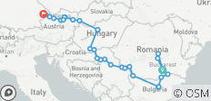  The Danube from Romania to Germany with 1 Night in Bucharest and 2 Nights in Transylvania 2027 - 29 destinations 