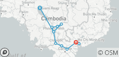  Fascinerend Vietnam, Cambodja &amp; de Mekong (in zuidelijke richting) 2027 - 12 bestemmingen 