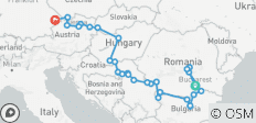  The Danube from Romania to Germany with 1 Night in Bucharest &amp; 2 Nights in Transylvania for Wine Lovers - 29 destinations 