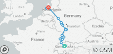  Romantic Rhine with 2 Nights in Lucerne (Northbound) 2027 - 19 destinations 