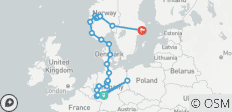  Rhine, Fjords, and Nordic Wonders - 10 days - 23 destinations 