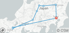  Betoverende reis door tijdloos Japan - 6 dagen - 9 bestemmingen 