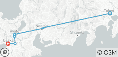  Tokyo to Osaka Japan\'s Cultural Gems - 5 days - 5 destinations 