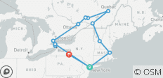  Voyage à travers l\'Amérique du Nord - 12 jours - 13 destinations 