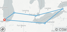  From Chicago\'s Skyline to Niagara\'s Mist - 8 days - 6 destinations 