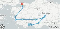  Turkish Wonders From Antalya to Istanbul - 10 days - 16 destinations 