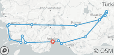 Turkish Delights History and Coastal Charms - 9 days - 18 destinations 
