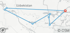  La Ruta de la Seda por descubrir de Uzbekistán - 8 destinos 