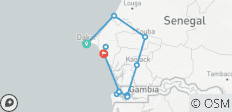  Explorez le Sénégal et la Gambie - 13 destinations 