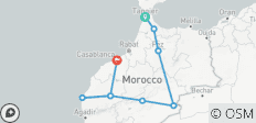  12 jours - Authentique circuit au Maroc depuis Tanger vers les villes impériales et le désert - 12 destinations 