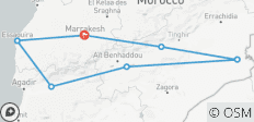  6 jours de magie : Aventure dans le désert du Sahara et côte d\'Essaouira au départ de Marrakech - 7 destinations 