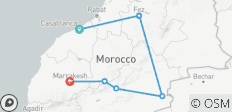  9 jours à la découverte des majestueux déserts et montagnes du Maroc au départ de Casablanca - 9 destinations 