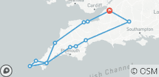  Circuit en petit groupe en Cornouailles, dans le Devon et à Stonehenge au départ de Bristol - 4 jours - 13 destinations 