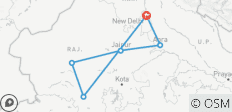  Ab Delhi: 8 Tage Golden Triangle Jodhpur Udaipur mit optionen - 6 Destinationen 