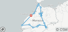  Ab Casablanca: 13 Tage private Marokko- Highlights - 22 Destinationen 