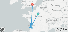 Bordeaux avec Paris et Londres