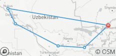  Trésor intemporel de l\'Ouzbékistan - 10 jours d\'exploration - 10 destinations 