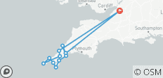  Cornwall - geführte E-Bike Reise (8 Tage) - 12 Destinationen 