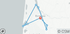  Bordelais &amp; Atlantik - geführte Ebikereise (8 Tage) - 8 Destinationen 