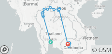  Thailand &amp; Laos with Angkor Wat - Guided e-Bike Tour (17 Days) - 13 destinations 