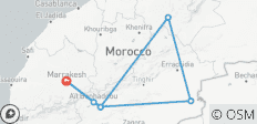  6 días en el desierto de Marruecos - Un viaje tranquilo desde Marrakech - 7 destinos 