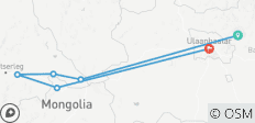  Circuit en Mongolie centrale - 6 destinations 