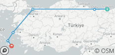  Türkische Schwarzmeerküste entdecken - 6 Destinationen 