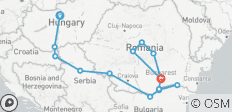  Europa Oriental y Balcanes al Descubierto con Transilvania y Budapest 2027 - 15 Días (14 destinations) - 14 destinos 