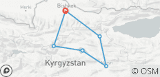  Circuit moto de 7 jours au Kirghizstan - 6 destinations 