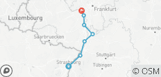  Rhein-Radweg III, Straßburg - Mainz - 7 destinations 