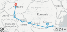  L\'Europe de l\'Est et les Balkans dévoilés 2027 - 10 destinations 
