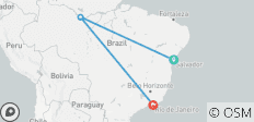  Le meilleur du Brésil : Rio, Salvador et la forêt amazonienne 13 jours d\'aventure et de découverte - 3 destinations 