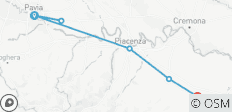  Via Francigena – von Pavia nach Fidenza (6 Tage) - 6 Destinationen 