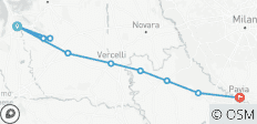  Via Francigena – von Ivrea nach Pavia (8 Tage) - 10 Destinationen 