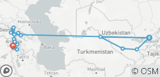  Viaje Privado a Uzbekistán, Georgia y Armenia - 20 Días (hoteles 4*) - 25 destinos 