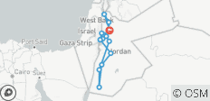  Totally Jordan Private - 8 days - 16 destinations 