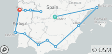  Crucero y Tour: Descubre Portugal y España (2027) (De Madrid a Oporto, 2027) - 16 destinos 