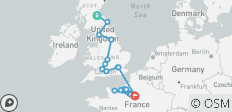  Croisière et circuit : Faites-vous plaisir en France et en Grande-Bretagne (2027) (Edinburgh to Paris, 2027) - 22 destinations 