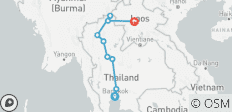  Klassisches Thailand und die Juwelen von Laos - 9 Destinationen 