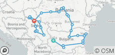  Merveilles de la Bulgarie, de la Roumanie et de la Serbie - 32 destinations 