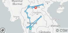  Thailand en Laos: Schatten van de Mekong - 13 bestemmingen 